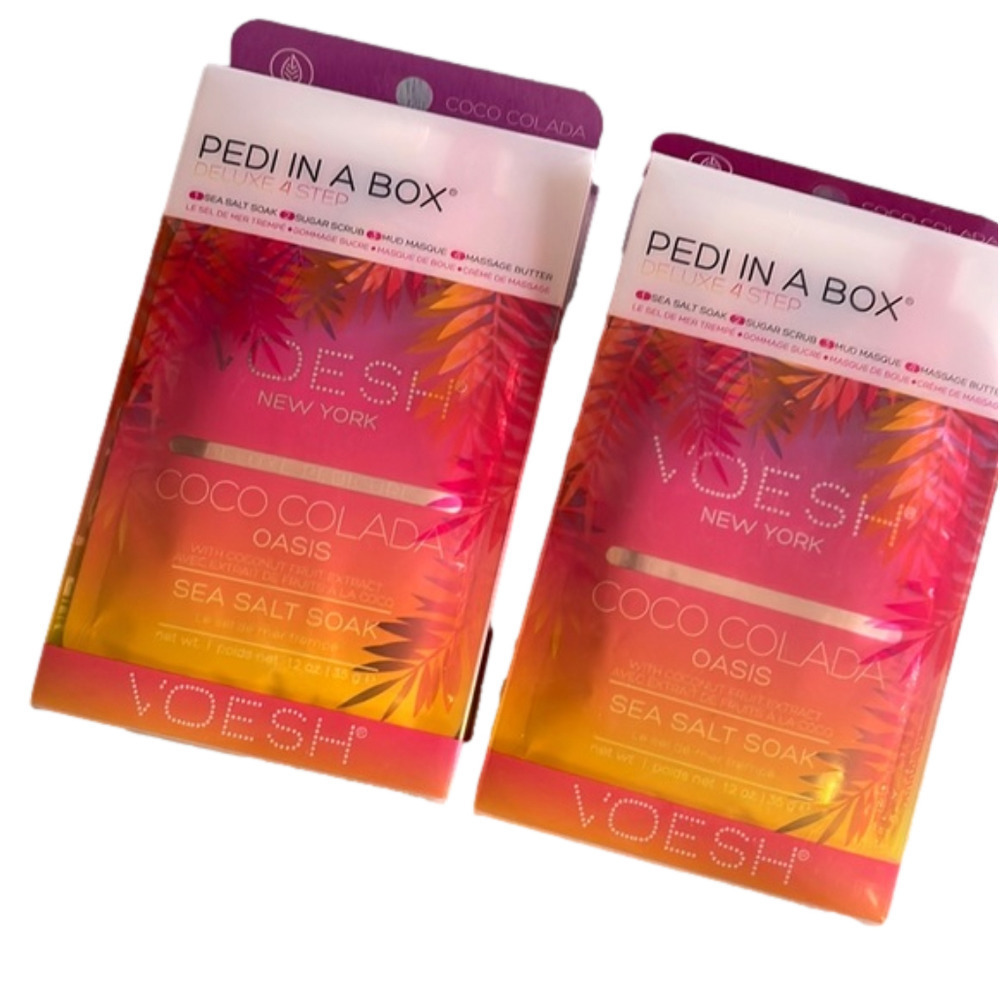 Voesh “pedí in a box” - Coco Colada Oasis - 4 step pedicure